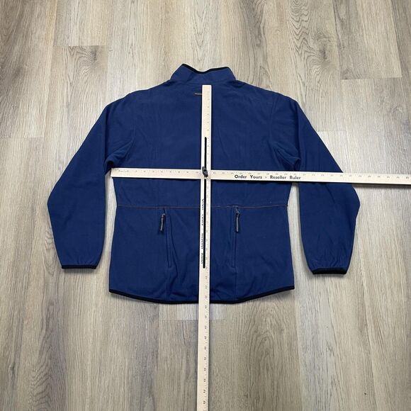 Nike Jacket Mens Medium Blue Therma-Fit Fleece Full Zip Back Zip Pockets Gym - Picture 8 of 11